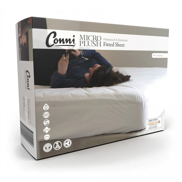 MP-092203-00-1, Conni Premium Waterproof Mattress Protector Micro-plush Technology, 