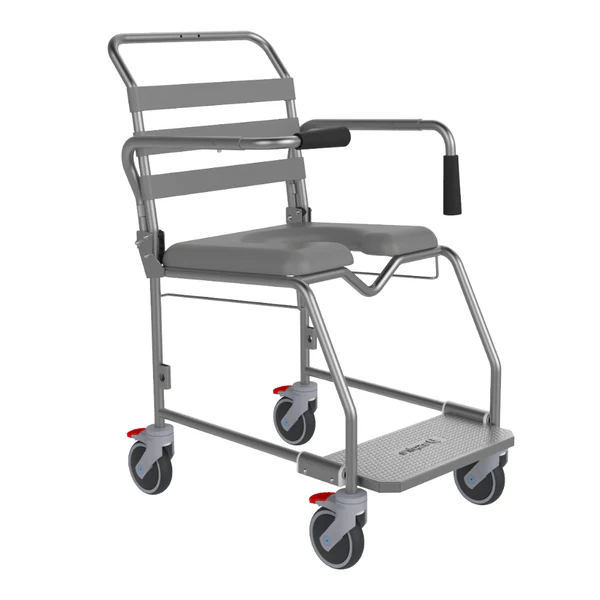 AIBTC066000, Aspire Mobile Shower Commode - 460mm Weight Bearing Platform, 
