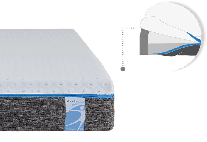 AIBEM469910, Aspire ComfiMotion Memory Foam Mattress, 